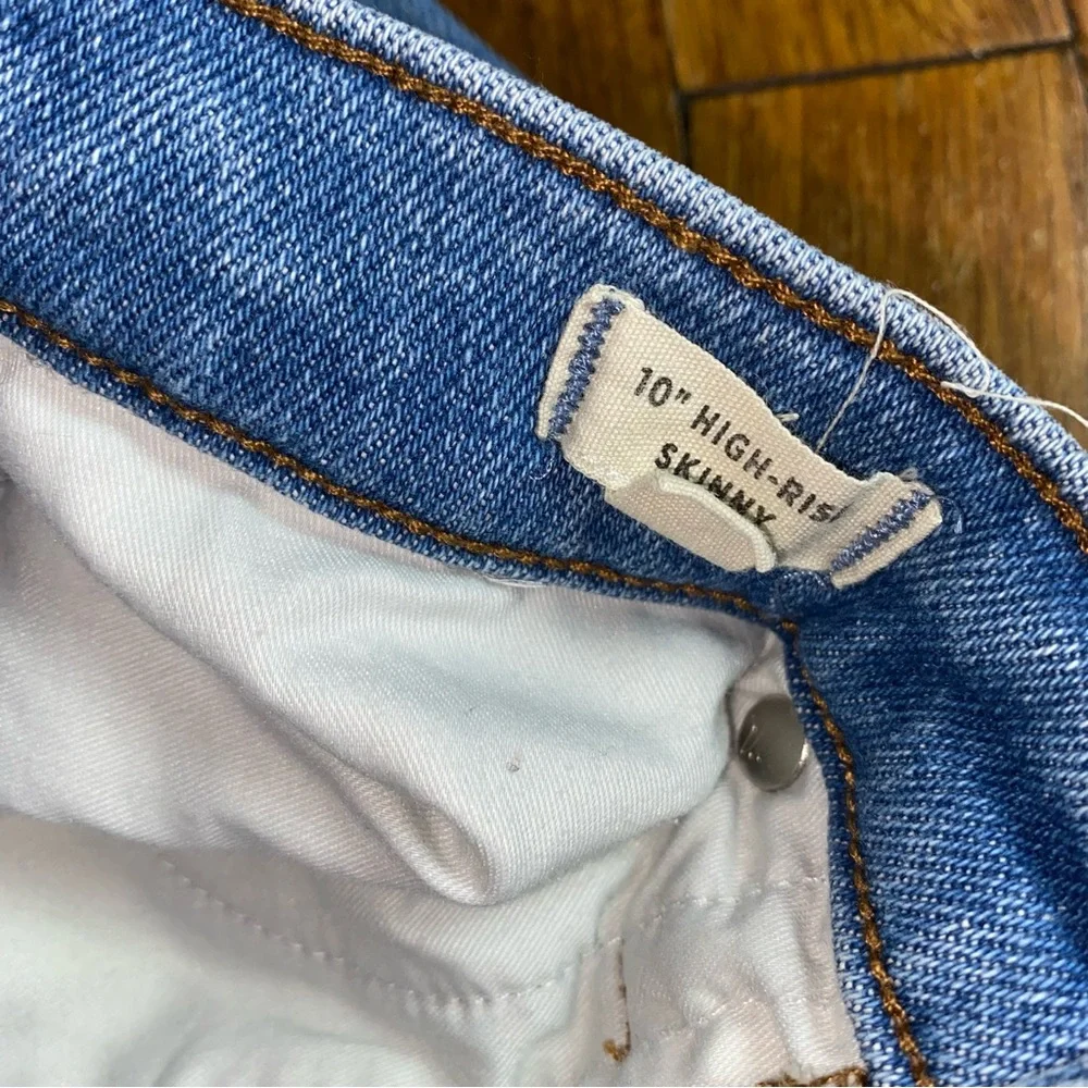 Madewell 10” High Rise Skinny Jeans Hamden Wash SZ 29 AF 685 - Picture 8 of 10